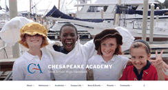 Desktop Screenshot of chesapeakeacademy.org